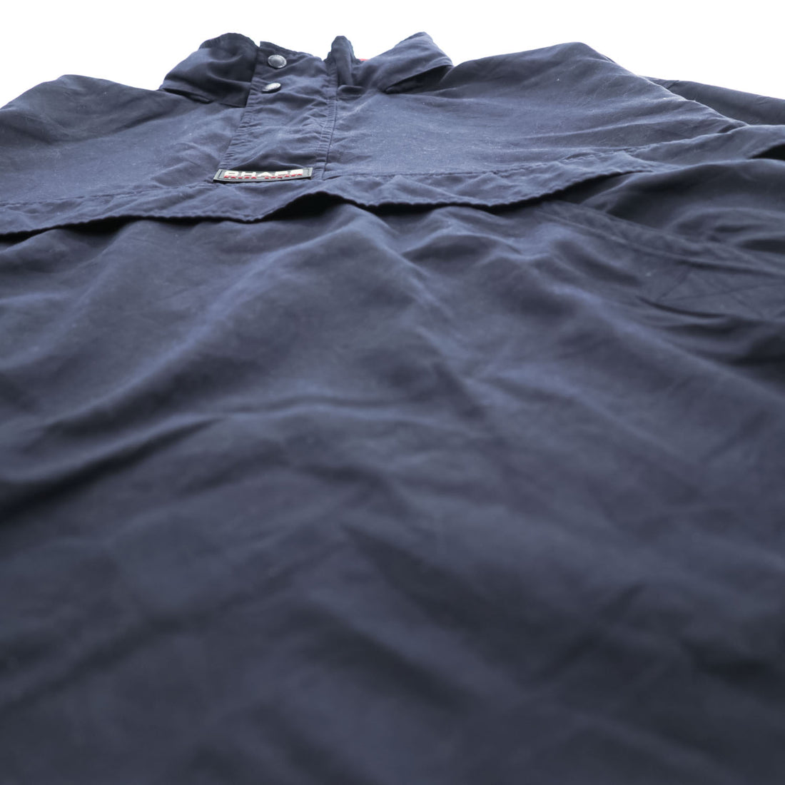 CHAPS Ralph Lauren 90年代 フード収納式 アノラックパーカー L ネイビー ドローコード ロシア製