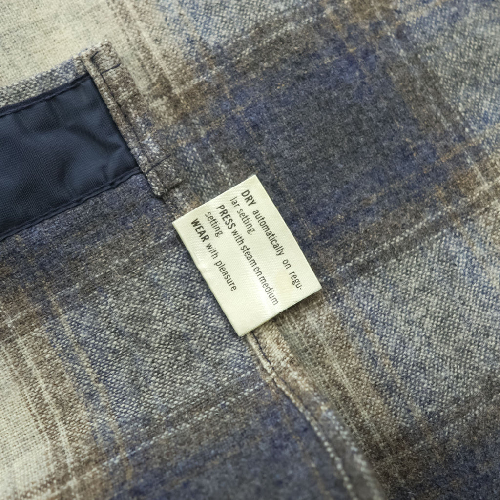 PENDLETON 白タグ 70年代 ヴィンテージ 長袖 オンブレチェック ウエスタンシャツ XL スナップボタン 100%バージンウール