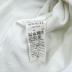AURALEE 日本製 Tシャツ HARD TWIST AMUNZEN DOUBLE CLOTH TEE L ホワイト A20ST01KN