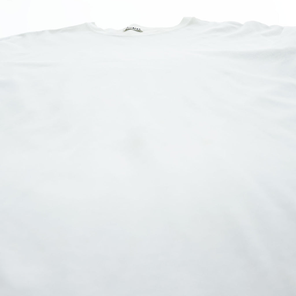 AURALEE 日本製 Tシャツ HARD TWIST AMUNZEN DOUBLE CLOTH TEE L ホワイト A20ST01KN