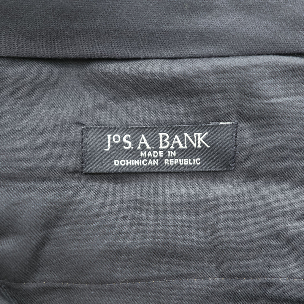 JOS.A.BANK 90年代 ヴィンテージ グレンチェック スラックス パンツ L ブラウン ワイド 2タック プリーツ ダブルカフス