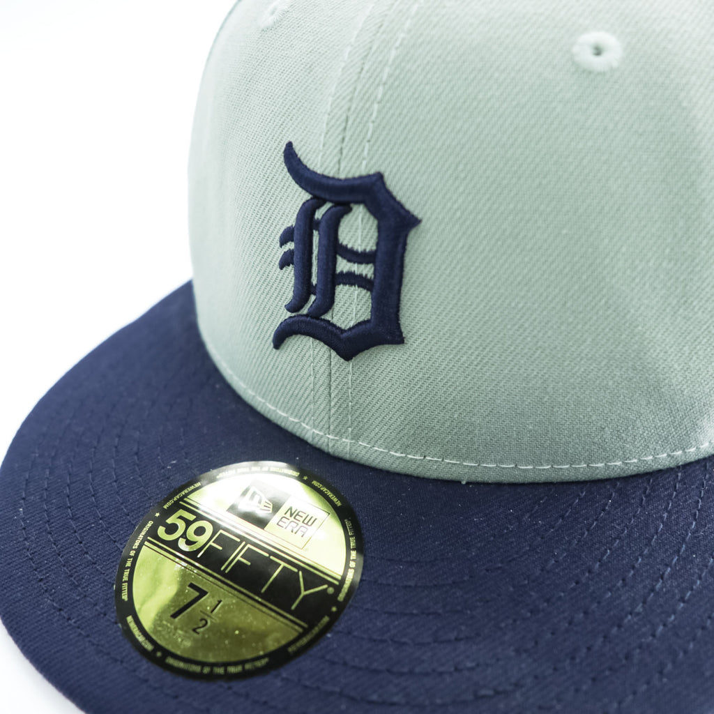 NEW ERA 59FIFTY デトロイト・タイガース ベースボールキャップ 7 1/2 グリーン ネイビー