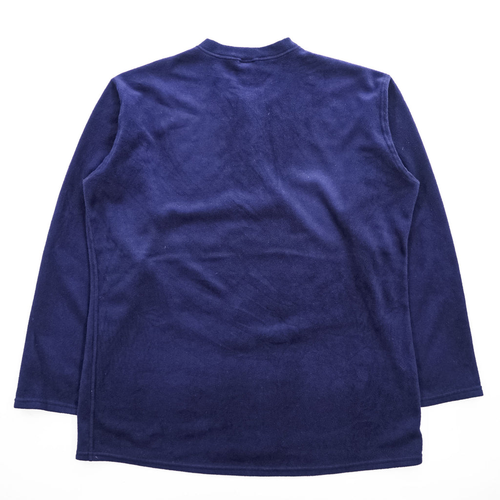 Patagonia USA製 90年代 キャプリーン CAPILENE ヘンリーネック フリーストップ プルオーバー L ネイビー 99年製 ハーフボタン
