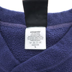 Patagonia USA製 90年代 キャプリーン CAPILENE ヘンリーネック フリーストップ プルオーバー L ネイビー 99年製 ハーフボタン