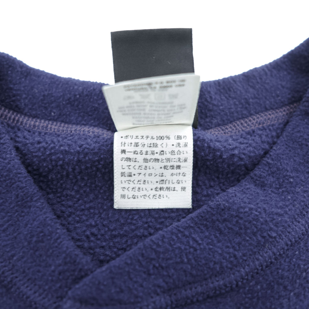 Patagonia USA製 90年代 キャプリーン CAPILENE ヘンリーネック フリーストップ プルオーバー L ネイビー 99年製 ハーフボタン