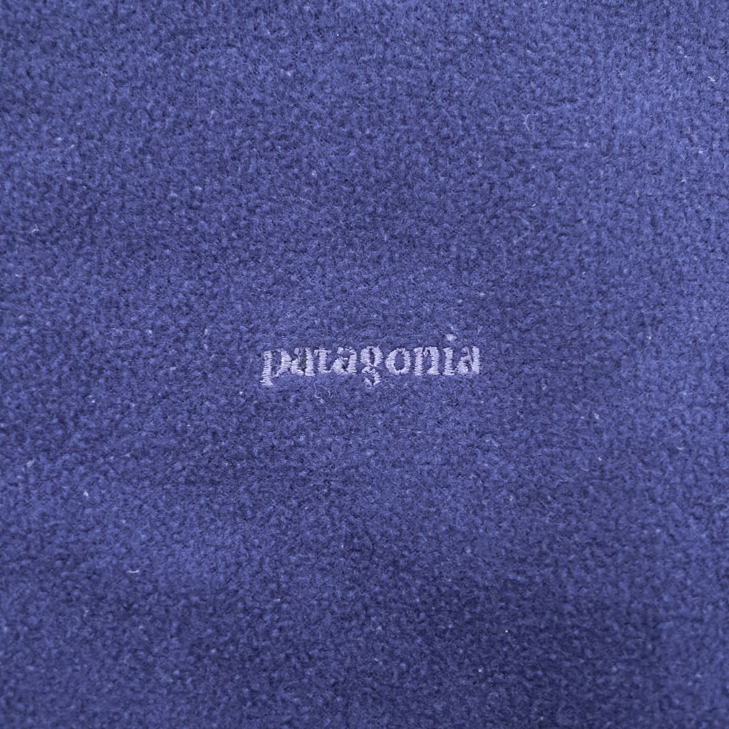 Patagonia USA製 90年代 キャプリーン CAPILENE ヘンリーネック フリーストップ プルオーバー L ネイビー 99年製 ハーフボタン