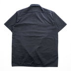Dickies 半袖ワークシャツ XL ブラック ビッグサイズ フラップ ダブルポケット ボックスシルエット