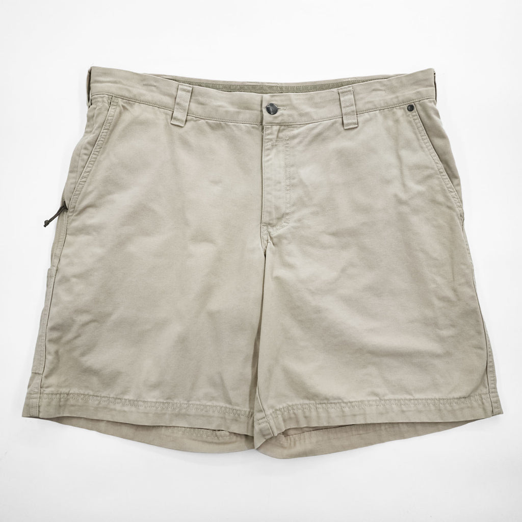 Columbia ダック地 ショートパンツ コットン キャンバス ハーフパンツ XL ベージュ AM4358