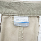 Columbia ダック地 ショートパンツ コットン キャンバス ハーフパンツ XL ベージュ AM4358