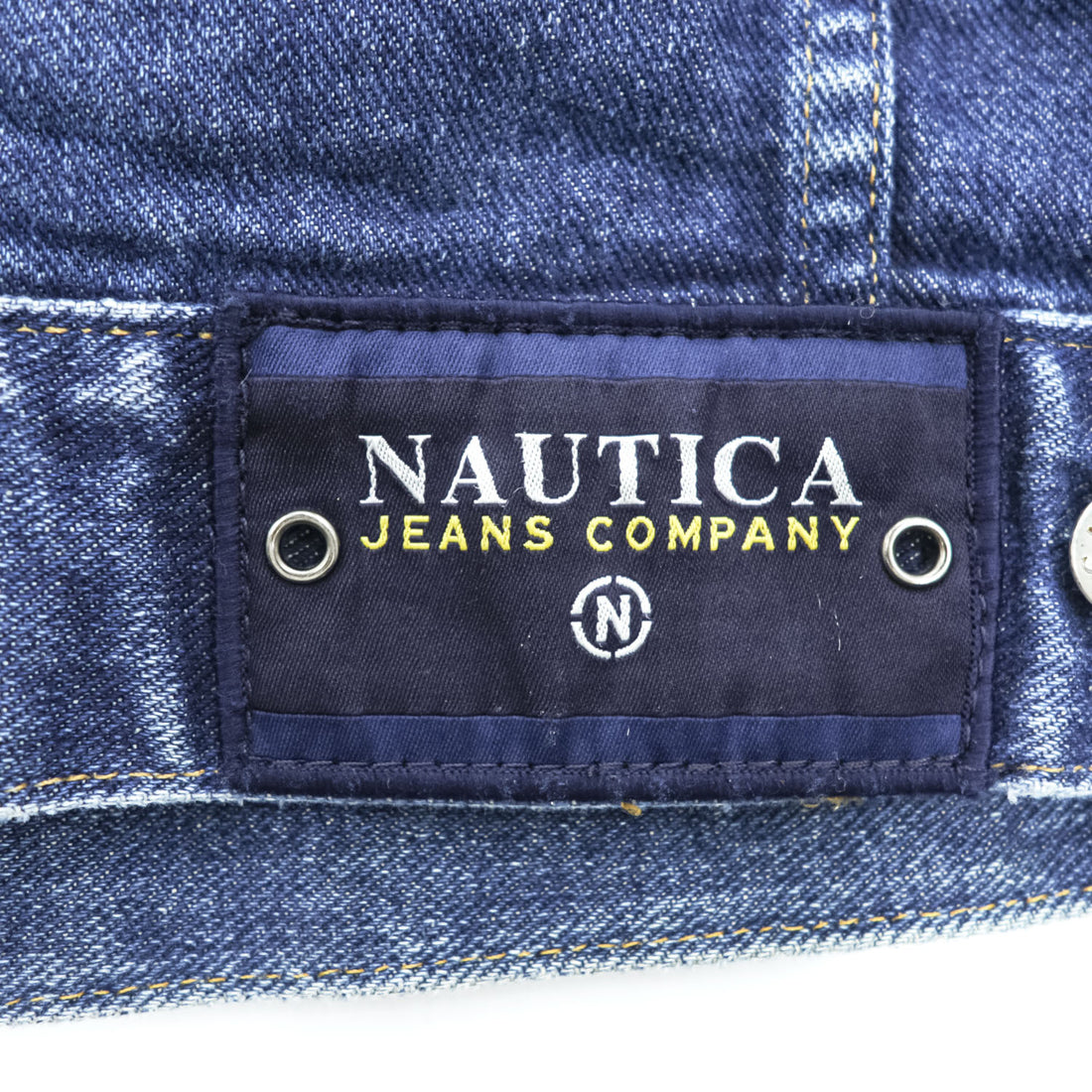 NAUTICA 90年代 USA製 ヴィンテージ デニムジャケット Gジャン L インディゴ ブルー JEANS COMPANY