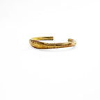 Vintage West African Tuareg Fulani Bracelet バングル 真鍮 ブラス ゴールド 彫金 トライバル