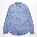 DENIM & SUPPLY RALPH LAUREN 長袖 オックスフォードシャツ S ブルー ボタンダウン 胸ポケット