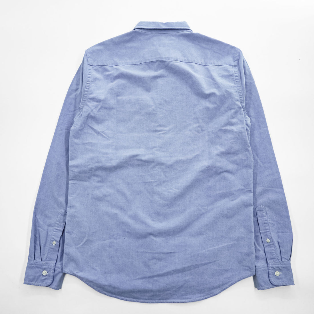 DENIM & SUPPLY RALPH LAUREN 長袖 オックスフォードシャツ S ブルー ボタンダウン 胸ポケット