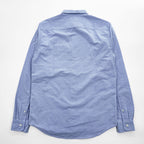 DENIM & SUPPLY RALPH LAUREN 長袖 オックスフォードシャツ S ブルー ボタンダウン 胸ポケット