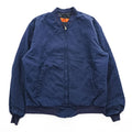 RED KAP ワークジャケット ジップアップブルゾン L ネイビー キルティング裏地 JT38NV5