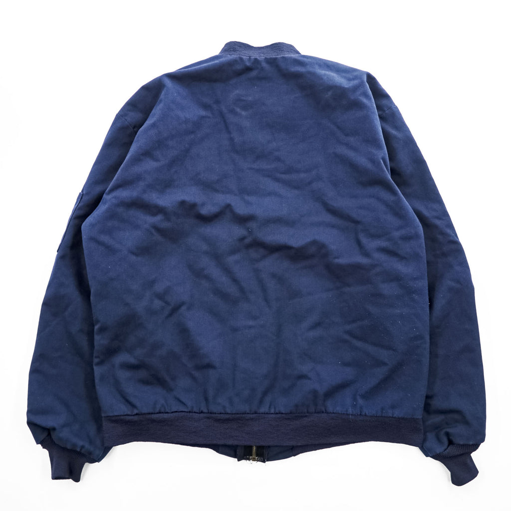 RED KAP ワークジャケット ジップアップブルゾン L ネイビー キルティング裏地 JT38NV5