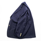 LAUREN RALPH LAUREN 90年代 ヴィンテージ ブレザー 2B テーラードジャケットXL ネイビー ギャバジン macy's men's store 紺ブレ 金ボタン