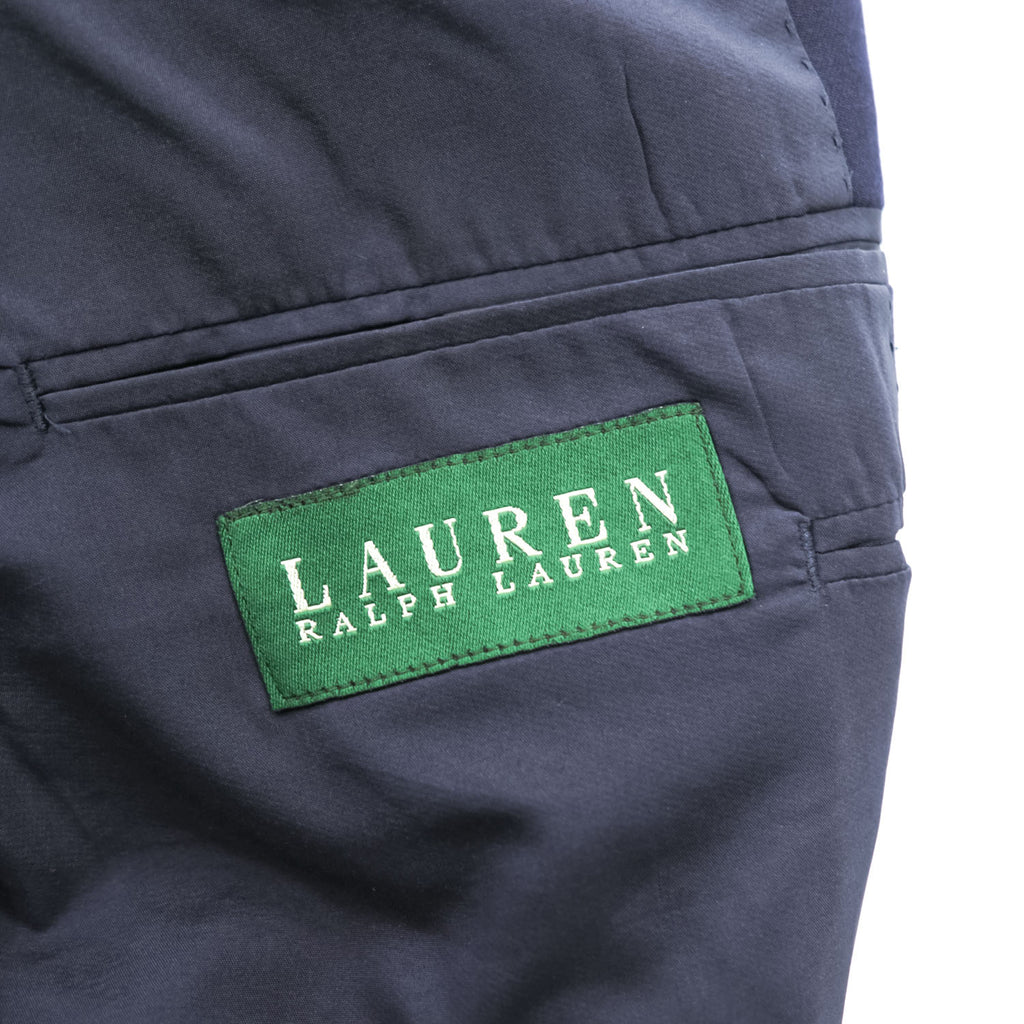 LAUREN RALPH LAUREN 90年代 ヴィンテージ ブレザー 2B テーラードジャケットXL ネイビー ギャバジン macy's men's store 紺ブレ 金ボタン