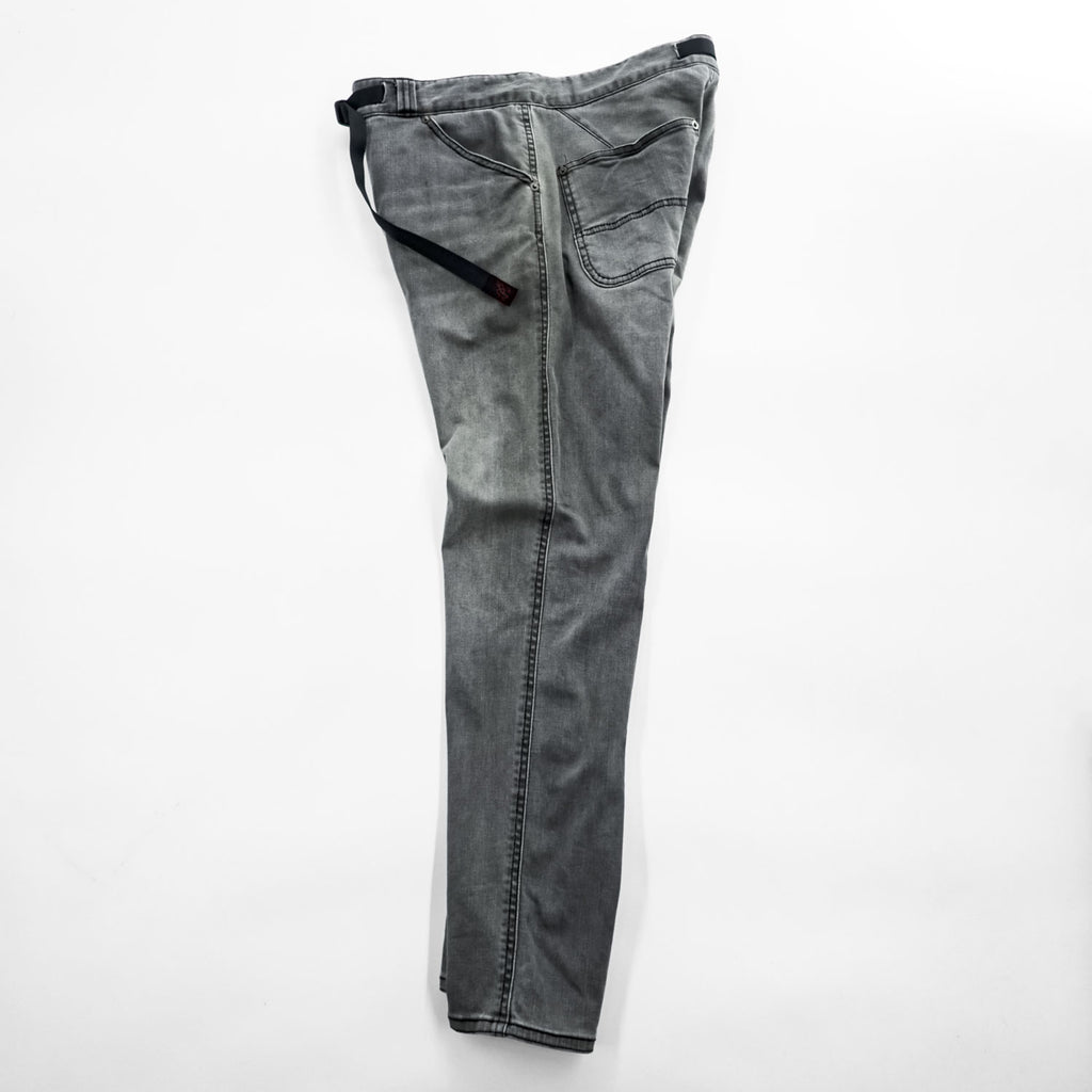GRAMICCI ストレッチ デニム クライミングパンツ M グレー ベルト付 アウトドア URBAN RESEARCH DOORS別注
