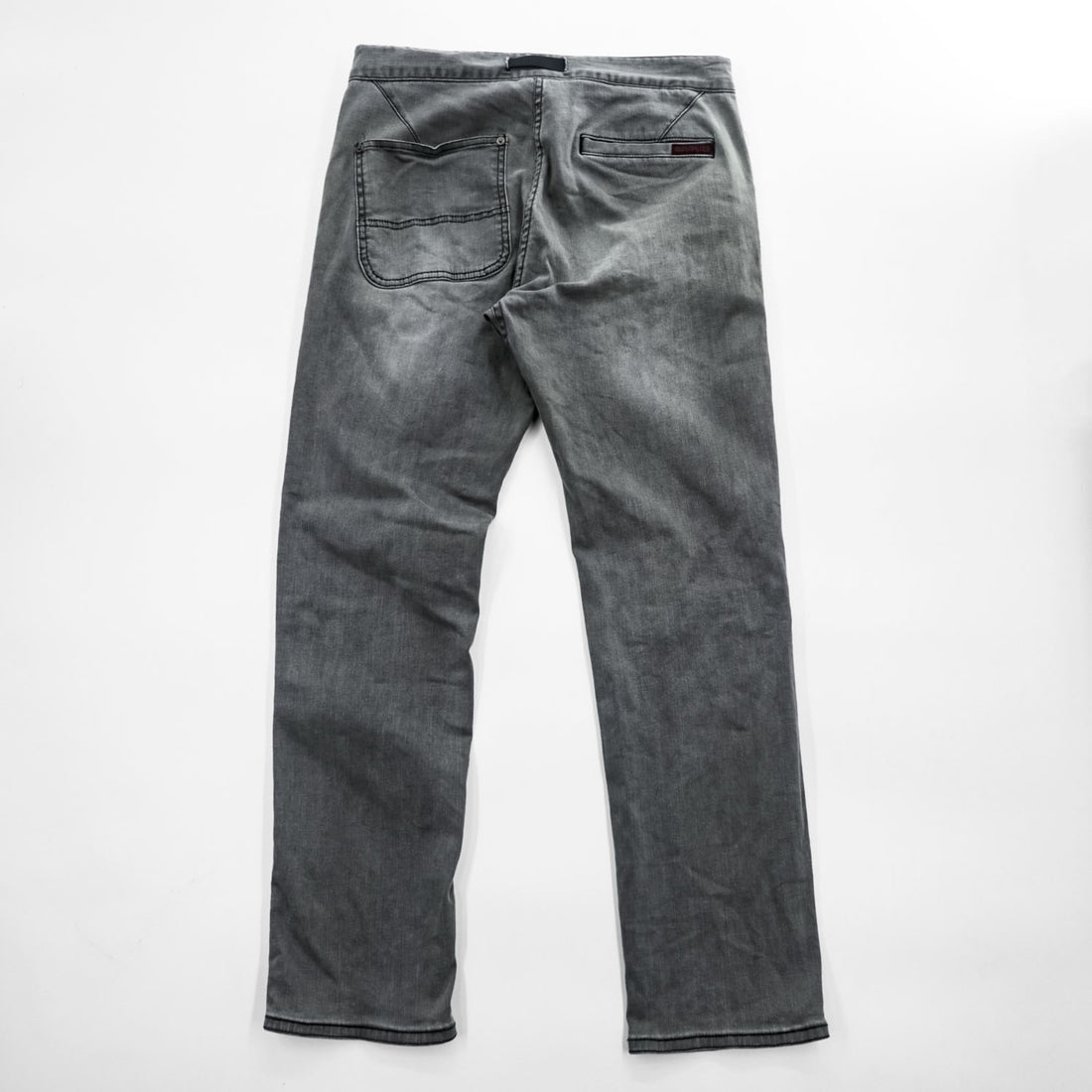 GRAMICCI ストレッチ デニム クライミングパンツ M グレー ベルト付 アウトドア URBAN RESEARCH DOORS別注