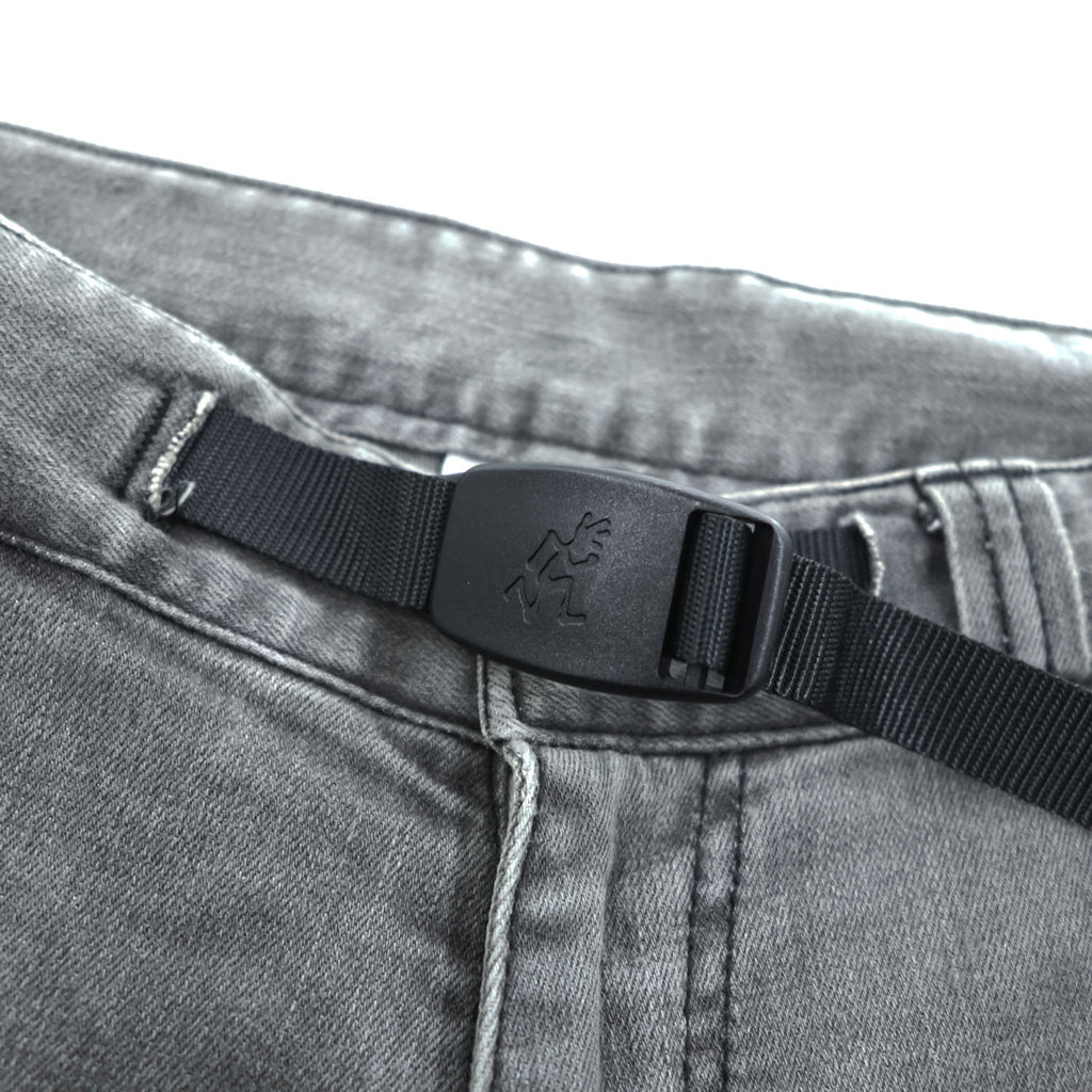GRAMICCI ストレッチ デニム クライミングパンツ M グレー ベルト付 アウトドア URBAN RESEARCH DOORS別注