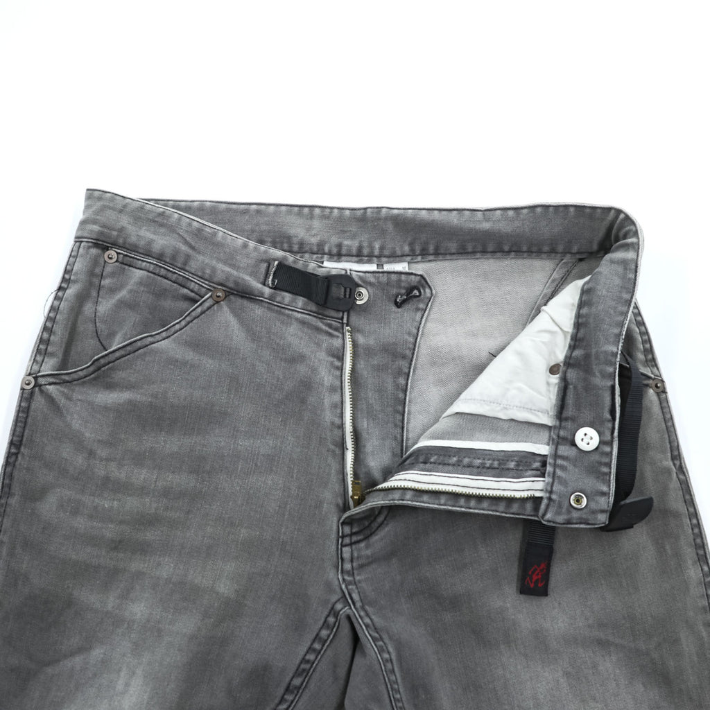 GRAMICCI ストレッチ デニム クライミングパンツ M グレー ベルト付 アウトドア URBAN RESEARCH DOORS別注