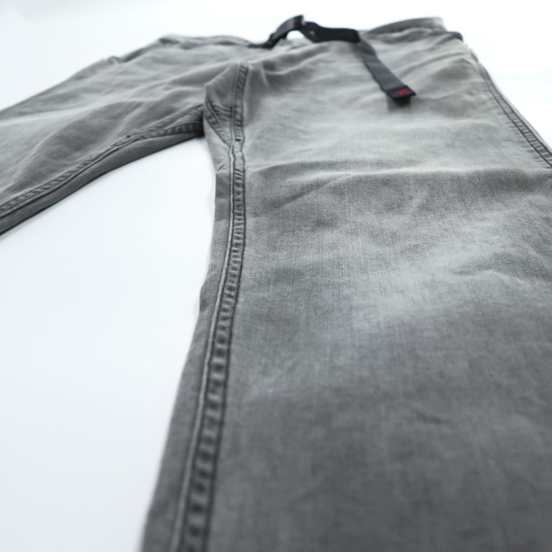 GRAMICCI ストレッチ デニム クライミングパンツ M グレー ベルト付 アウトドア URBAN RESEARCH DOORS別注