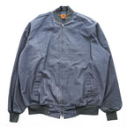 90s Vintage Work Bomber Jacket CINTAS ワーク ボンバージャケット ジップアップ ブルゾン XL グレー 90年代