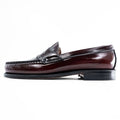 Vintage G.H. Bass Weejuns Leavitt Penny 731 Burgundy Leather Loafers USA Made 8.5C