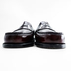 Vintage G.H. Bass Weejuns Leavitt Penny 731 Burgundy Leather Loafers USA Made 8.5C