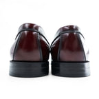 Vintage G.H. Bass Weejuns Leavitt Penny 731 Burgundy Leather Loafers USA Made 8.5C