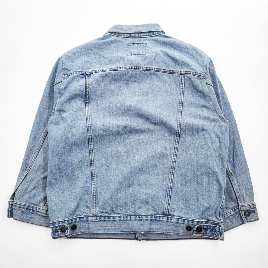 LEVI STRAUSS Signature 00年代 デニム トラッカージャケット Gジャン L ライトブルー インディゴ