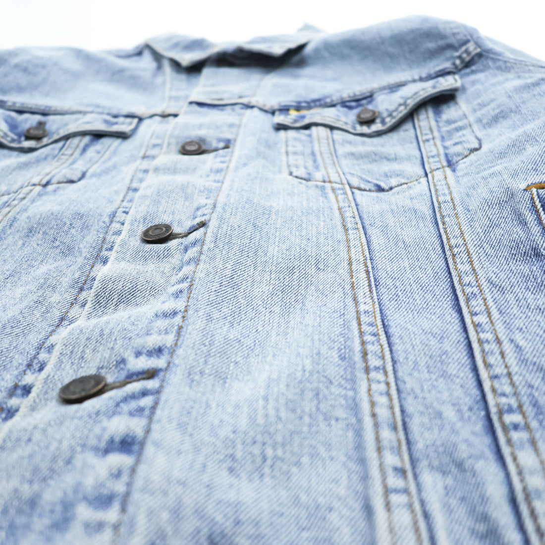 LEVI STRAUSS Signature 00年代 デニム トラッカージャケット Gジャン L ライトブルー インディゴ