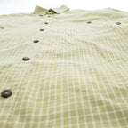 1999 Patagonia Organic Pima Cotton Plaid Long Sleeve Shirt Men's XL Made in Portugal