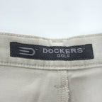 DOCKERS (Levi Strauss) 00s Vintage Wide 2-Tuck Pleated Chino Pants Beige L GOLF