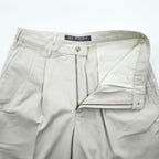DOCKERS (Levi Strauss) 00s Vintage Wide 2-Tuck Pleated Chino Pants Beige L GOLF