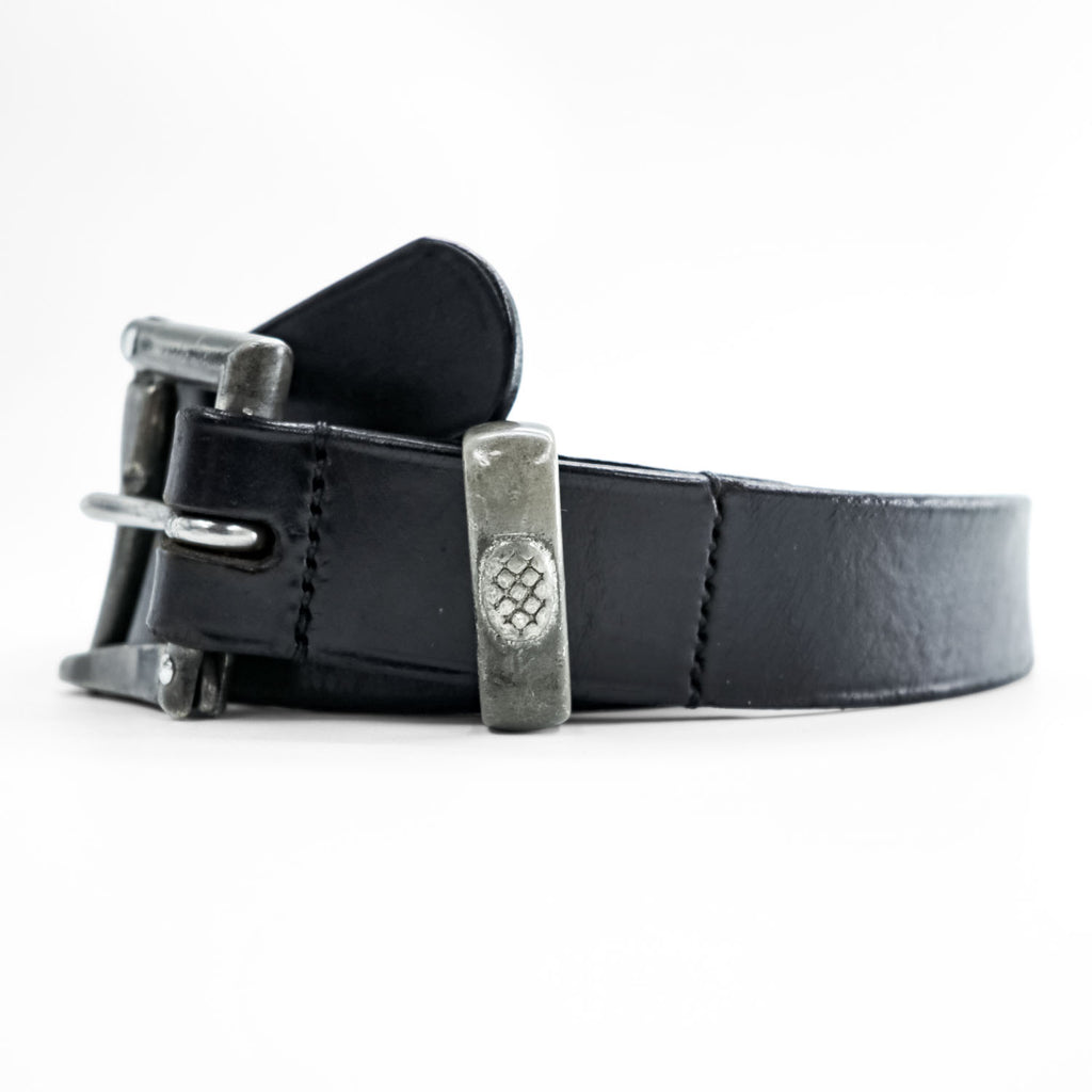 Needles Quick Release Leather Belt Black Made in England Size 32/80 Fireman Buckle