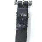 Needles Quick Release Leather Belt Black Made in England Size 32/80 Fireman Buckle