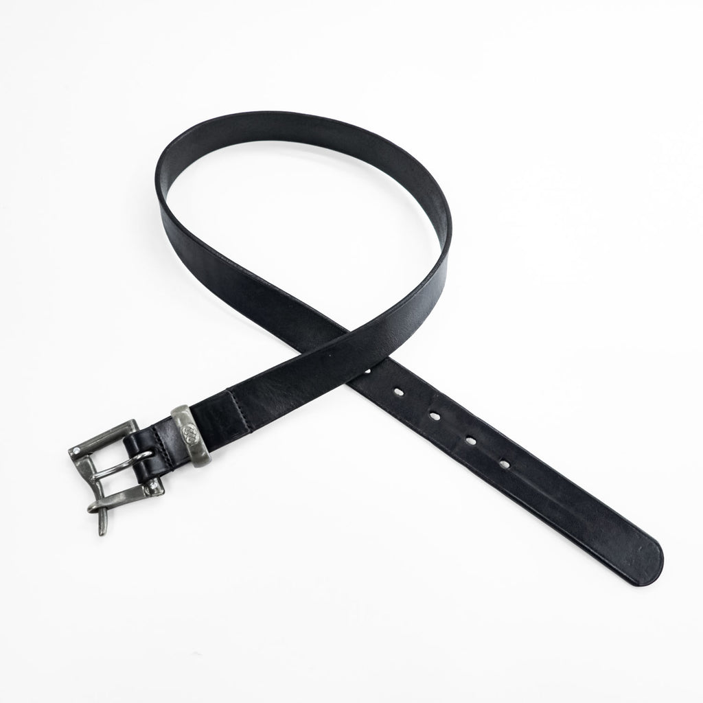 Needles Quick Release Leather Belt Black Made in England Size 32/80 Fireman Buckle
