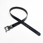 Needles Quick Release Leather Belt Black Made in England Size 32/80 Fireman Buckle