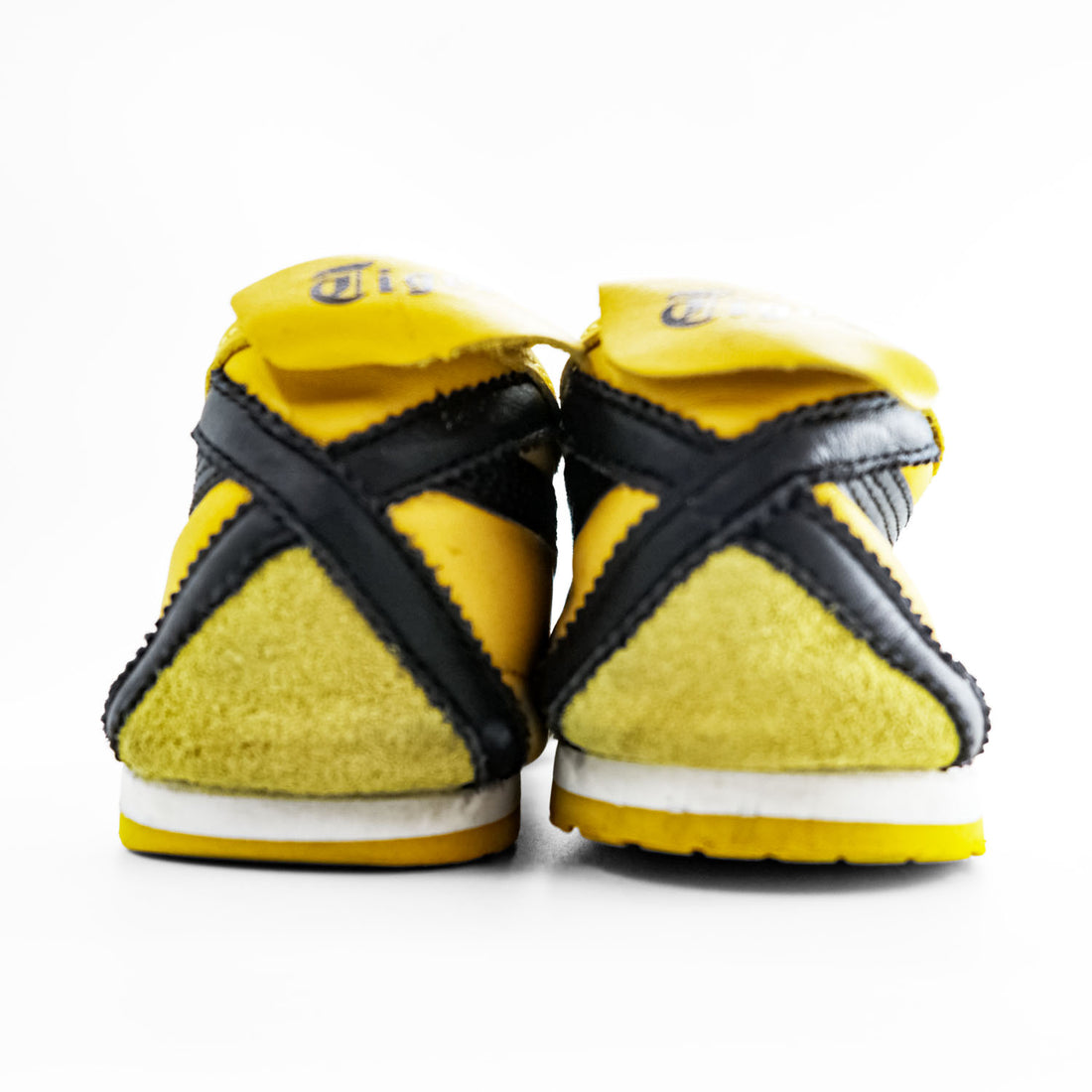 Onitsuka Tiger MEXICO 66 Yellow Black Leather Sneakers 27.0cm