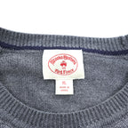 Brooks Brothers Red Fleece 100% Merino Wool Raglan Crewneck Sweater Gray XL