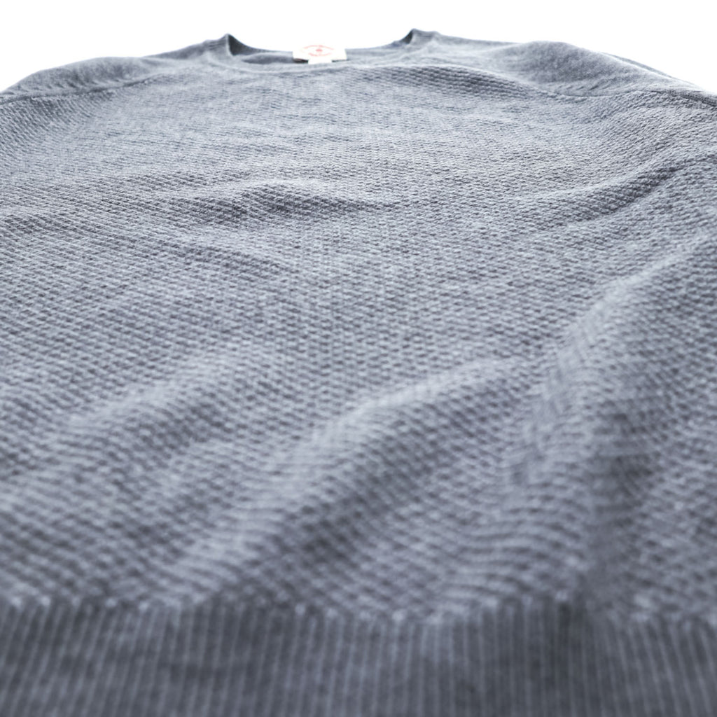 Brooks Brothers Red Fleece 100% Merino Wool Raglan Crewneck Sweater Gray XL