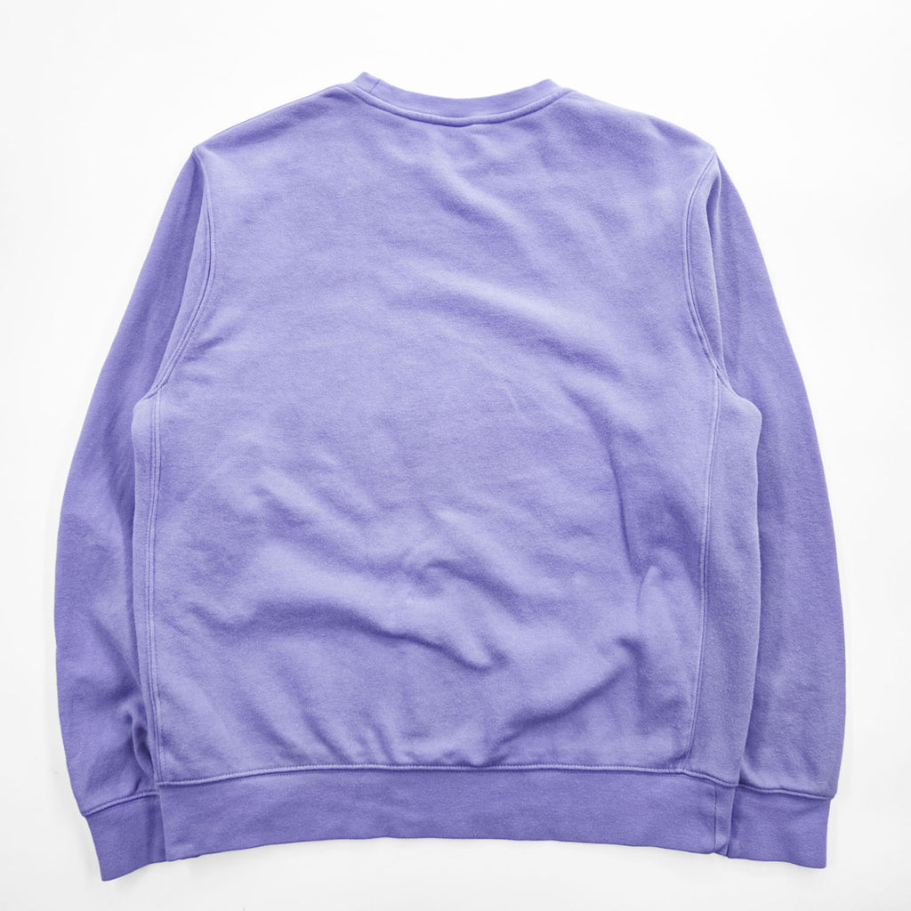 Nike Embroidered Swoosh Crewneck Sweatshirt Purple M