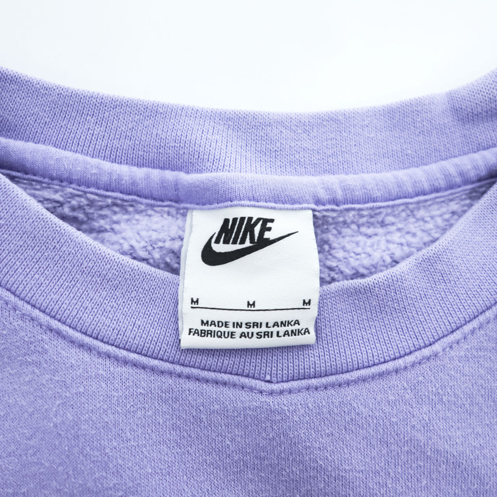 Nike Embroidered Swoosh Crewneck Sweatshirt Purple M