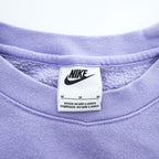 Nike Embroidered Swoosh Crewneck Sweatshirt Purple M