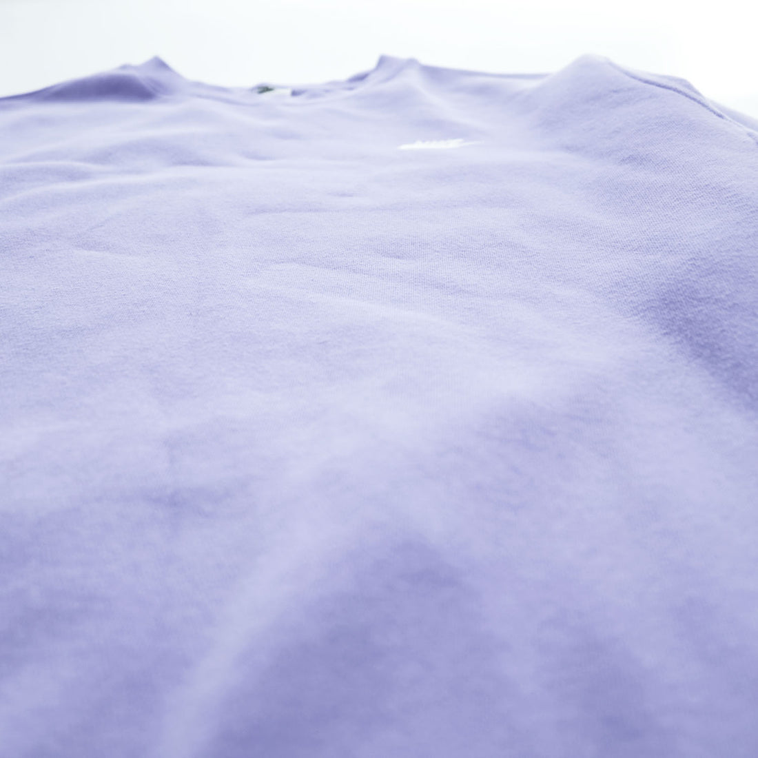 Nike Embroidered Swoosh Crewneck Sweatshirt Purple M