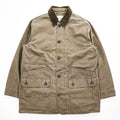 ORVIS ダック地 ハンティングジャケット L キャンバス 襟コーデュロイ 中綿 キルティングライナー