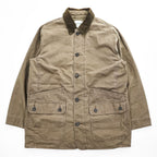 ORVIS ダック地 ハンティングジャケット L キャンバス 襟コーデュロイ 中綿 キルティングライナー
