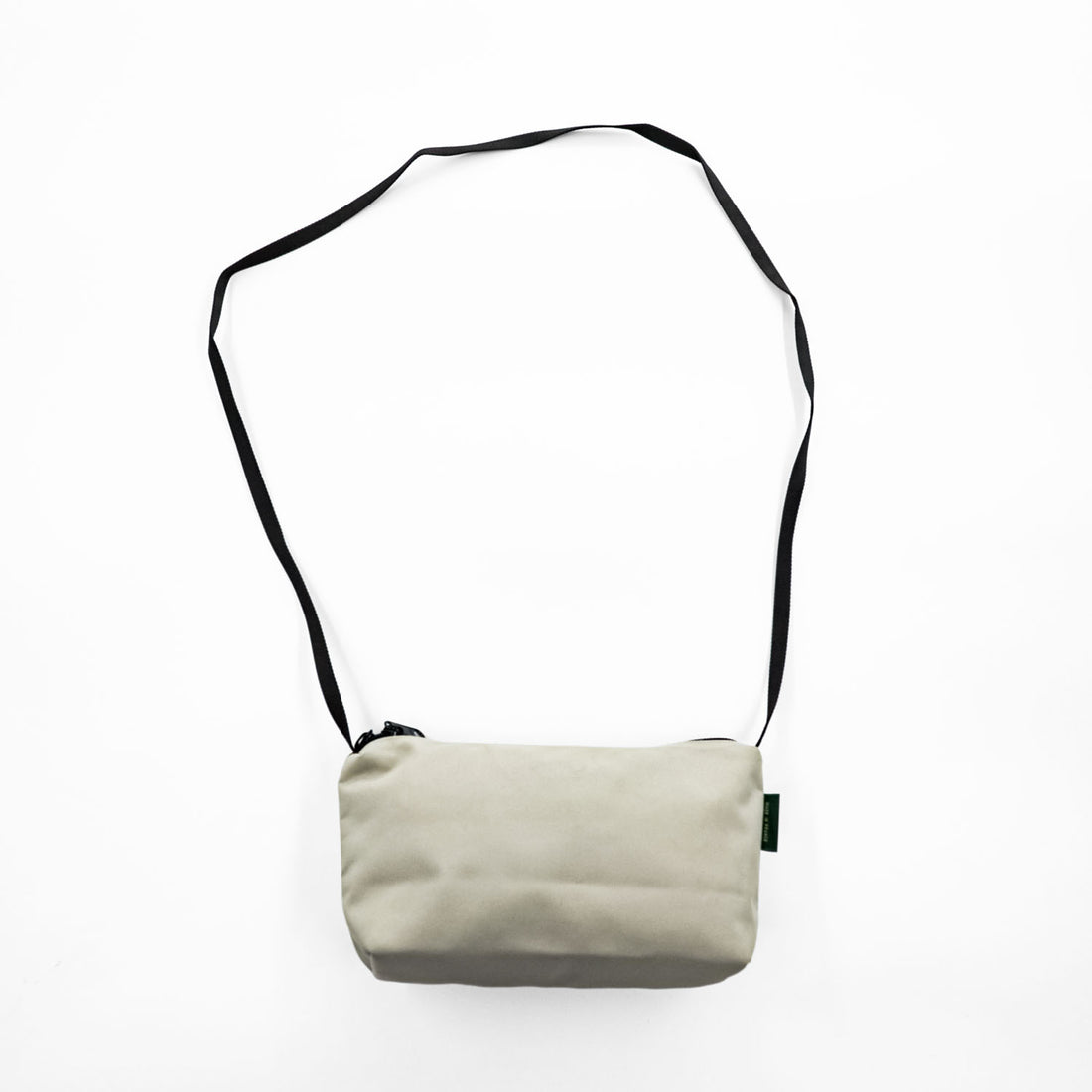 Herve Chapelier 2884N Nylon Square Crossbody Shoulder Bag Nacre Beige France